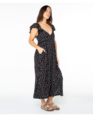 Roxy Bohemian Nights Midi Dress - Black