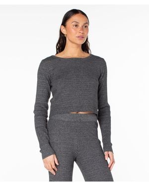 Roxy Pipe Dream Sweater - Gray