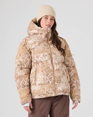 Roxy Alofted Puffy Jacket - Natural