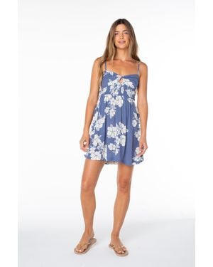 Roxy Sunrise Vibes Print Dress - Blue