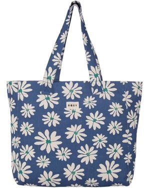 Roxy Anti Bad Vibes Tote Bag - Blue