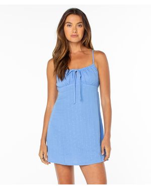 Roxy Late Night Mini Dress - Blue