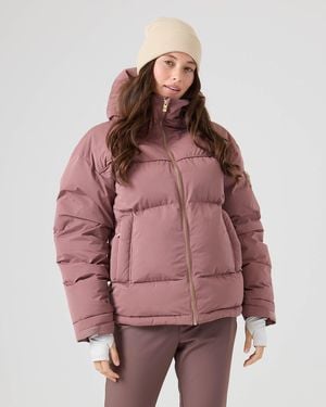Roxy Alofted Puffy Jacket - Red