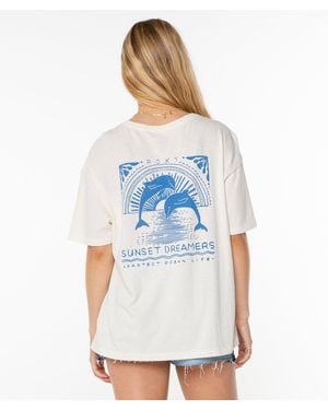 Roxy Sunset Dreams Tee - White