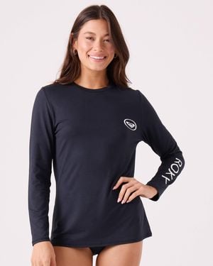 Roxy Surf City Warm Shirt Rashguard - Blue