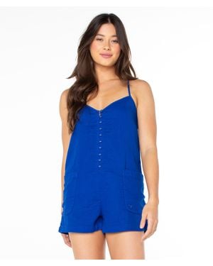 Roxy Sea Of Stars Romper - Blue
