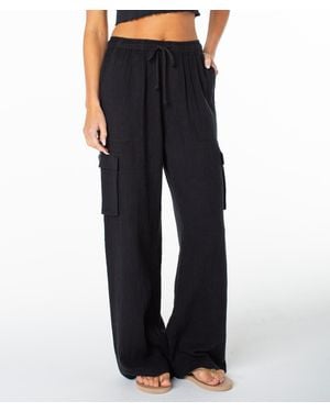 Roxy Precious Cargo Slub Pant - Blue