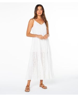 Roxy Jardin Bloom Maxi Dress - White