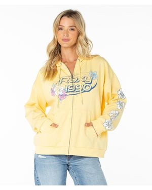 Roxy Sundown Zip Hoodie - Metallic