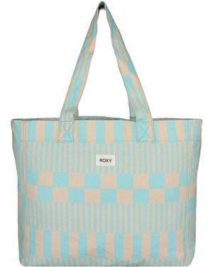 Roxy Anti Bad Vibes Tote Bag - Blue