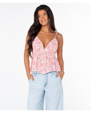 Roxy Warm Rays Top - Red