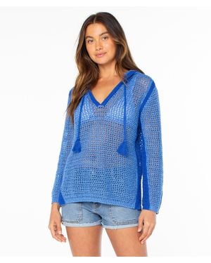 Roxy Summer Nights Contrast Tunic - Blue