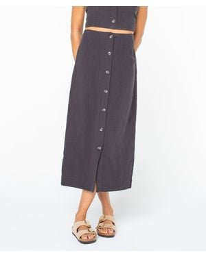 Roxy Island Nomad Skirt - Blue