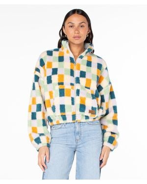 Roxy Cold Surf Zip Up - White