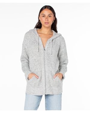 Roxy Glassy Mornings Zip-Up - Gray