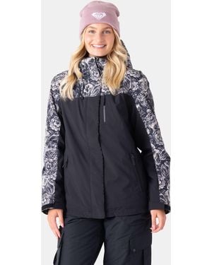 Roxy W25 Jetty Block Jacket - Blue