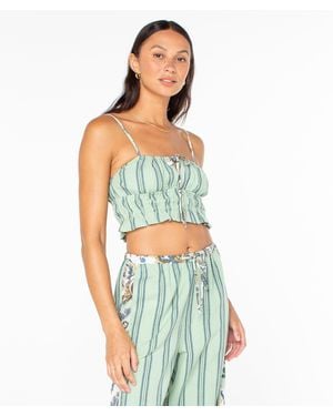 Roxy Sunset Mist Ii Top - Blue