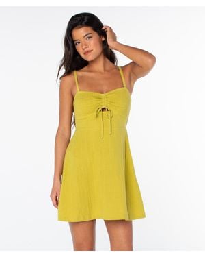 Roxy Spring Fling Mini Dress - Yellow