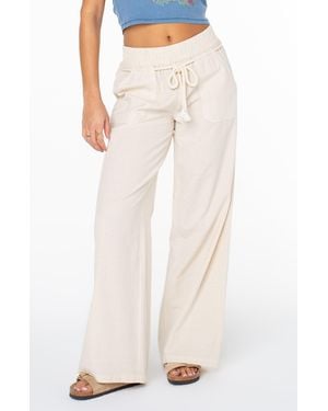 Roxy Paddle On Pant Solid Pant - White