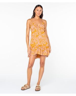 Roxy Sunshine Crush Dress - Orange