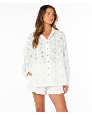 Roxy Morning Time Top - White