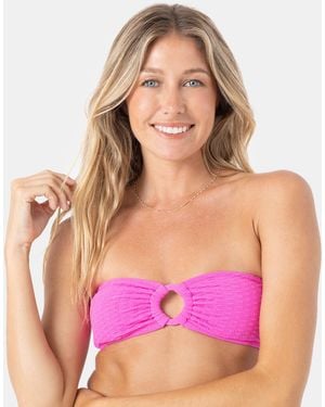 Roxy Haleiwa Bandeau Bikini Top - Purple
