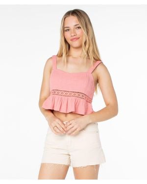 Roxy Island Time Tank - Pink