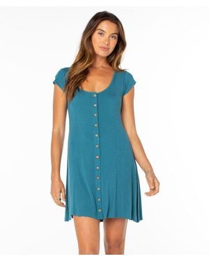 Roxy Sea Breeze Mini Dress - Blue