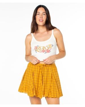 Roxy Heritage Bouquet Wanderer Tank - Yellow