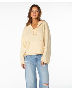 Roxy Seaside Thermal Hoodie - Blue