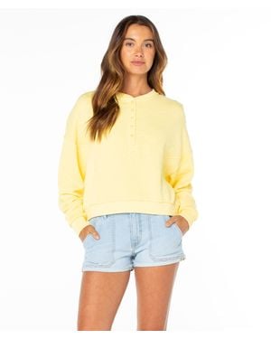 Roxy Overcast Sweatshirt - Yellow