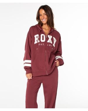 Roxy Sunset Zip Top - Red