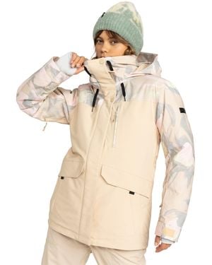 Roxy Dawnrae Parka Jacket - Natural