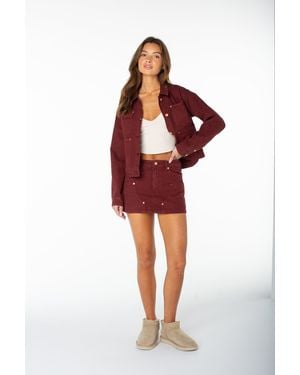 Roxy Reel Life Skirt - Red