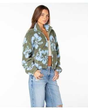 Roxy Cold Surf Zip Up - Blue