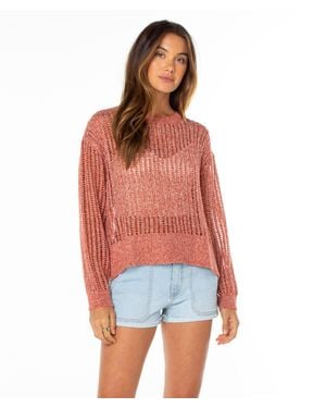 Roxy Flipside Sweater - Red