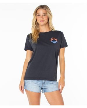 Roxy Surrounded By Sunshine Tee - Blue