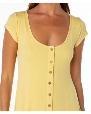 Roxy Sea Breeze Mini Dress - Yellow
