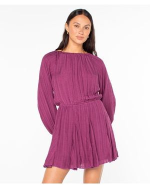 Roxy Sun Seeker Mini Dress - Purple