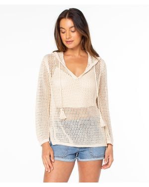 Roxy Summer Nights Contrast Tunic - White