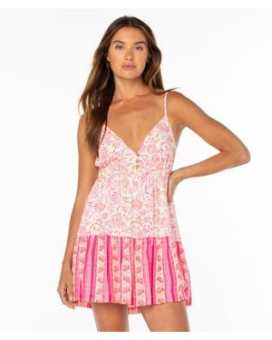 Roxy Warm Rays Mini Dress - Pink