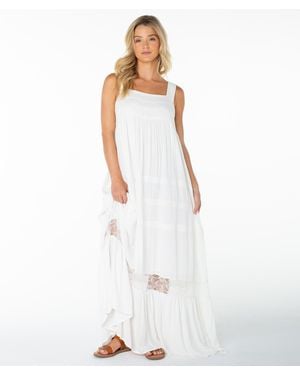 Roxy Summer Wind Maxi Dress - White