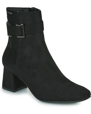 Moony Mood Veronica Low Ankle Boots - Black