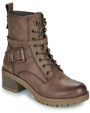 Refresh Low Ankle Boots 173247-taupe - Brown