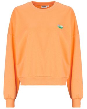 ONLY Sweatshirt Onlminna O Neck - Orange