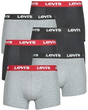 Levi's Boxer Shorts Repeat Logo Boxer Ecom Pack De 6 - Grey