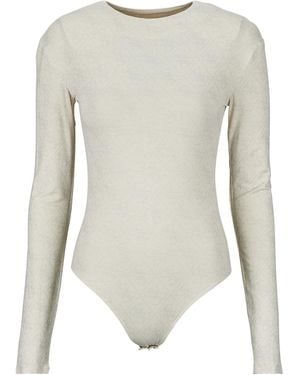 Guess Leotards Ls Teodora Logo - Grey