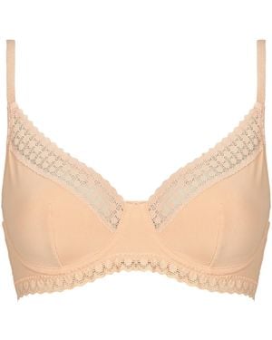 DIM Balconnette Bras Daily Micro Foul Underwire Bra - Natural