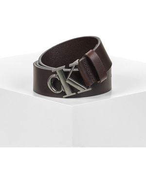 Calvin Klein Belt Ck Buckle Smooth 35mm - Brown