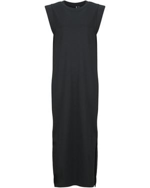 Pieces Long Dress Pcchilli Summer Sl Ank Dress - Black